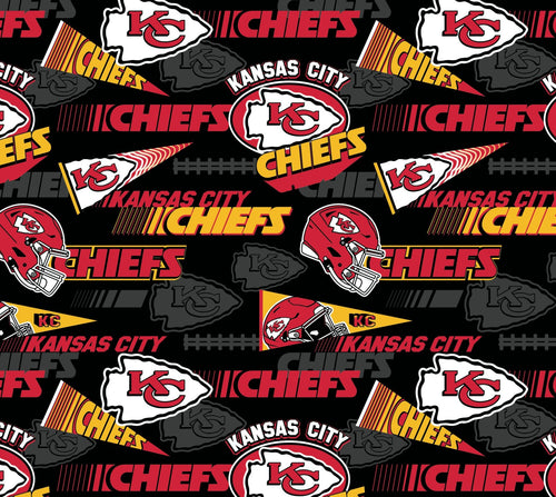 KANSAS CITY CHIEFS KC CHIEFS FOOTBALL BLACK PENNANTS Medical Stethoscope cover for Medical Professionals