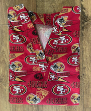 Load image into Gallery viewer, Football SF San Francisco 49ers Pennants Red Medical Scrub Top Unisex Relaxed Fit Men&#39;s Scrub Top Women&#39;s Scrub Top
