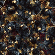 Load image into Gallery viewer, BLACK BEARS IN NATURE Medical Scrub Unisex Style for Men &amp; Women
