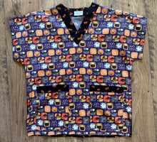 Load image into Gallery viewer, Size Medium HALLOWEEN PATCH with BOO BACK Unisex Style Shirt for Men &amp; Women *IN STOCK *READY TO SHIP
