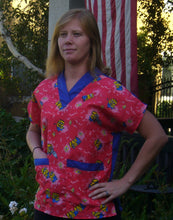 Load image into Gallery viewer, Size Small MINIONS Red two tone with Blue back Unisex Style Shirt for Men &amp; Women *IN STOCK *READY TO SHIP
