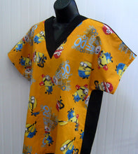 Load image into Gallery viewer, MINIONS FIREMAN BEE-DO ORANGE Medical Scrub Top Unisex Style for Men &amp; Women
