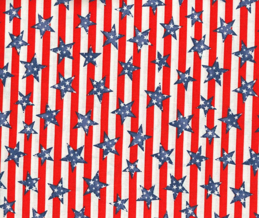 American USA Stars & Stripes Patriotic Medical Scrub Top Unisex Style for Men & Women