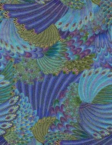 Peacock Bird Feathers Medical Scrub Top Metallic Shimmer on Feathers Unisex Style for Men & Women