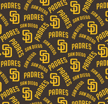 Load image into Gallery viewer, Baseball San Diego Padres Brown Medical Relaxed Scrub Top Unisex Style Men's Scrub Top Women's Scrub Top
