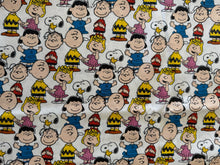 Load image into Gallery viewer, Peanuts Characters Charlie Brown, Lucy, Snoopy Fabric Unisex Medical Surgical Scrub Caps Men &amp; Women Tie Back and Bouffant Hat Styles 

