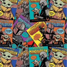 Load image into Gallery viewer, Star Wars Mandalorian Comic Posters Unisex Medical Surgical Scrub Caps Men &amp; Women Tie Back and Bouffant Hat Styles
