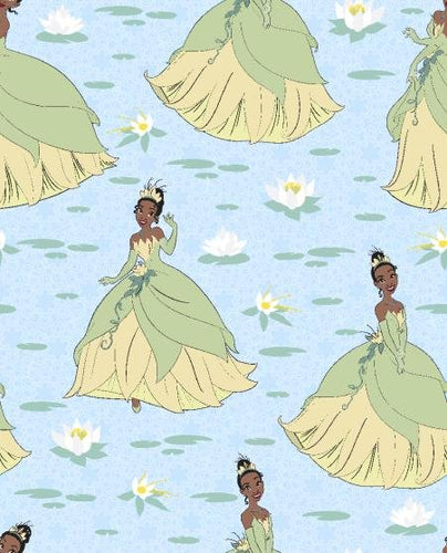 PRINCESS TIANA LILY PAD *PRINCESS AND THE FROG*   Medical Scrub Top Characters Packed Unisex Style for Men & Women