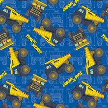 Load image into Gallery viewer, TONKA DUMP TRUCK *TIME TO WORK* Construction Vehicle Medical Scrub Top Unisex Style for Men &amp; Women

