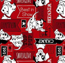 Load image into Gallery viewer, 101 Dalmatians Top Pup Champ 2 Toned Fabric Nurse Medical Scrub Top Unisex Style for Men &amp; Women
