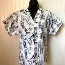 Load image into Gallery viewer, Mystery of Magic Medical Scrub Top Unisex Style Top for Men &amp; Women
