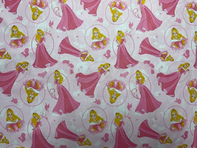 Princess Aurora Sleeping Beauty Pink Fabric Stethoscope sock cover for Medical Professionals