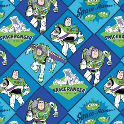 Toy Story Buzz Lightyear Space Ranger Fabric Unisex Medical Surgical Scrub Caps Men & Women Tie Back and Bouffant Hat Styles