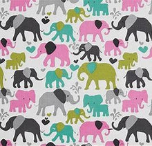 Load image into Gallery viewer, Pastel Elephant Walk Stethoscope sock cover for Medical Professionals
