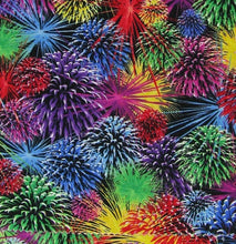 Load image into Gallery viewer, Patriotic Colorful Fireworks Fabric Unisex Medical Surgical Scrub Caps Men &amp; Women Tie Back and Bouffant Hat Styles
