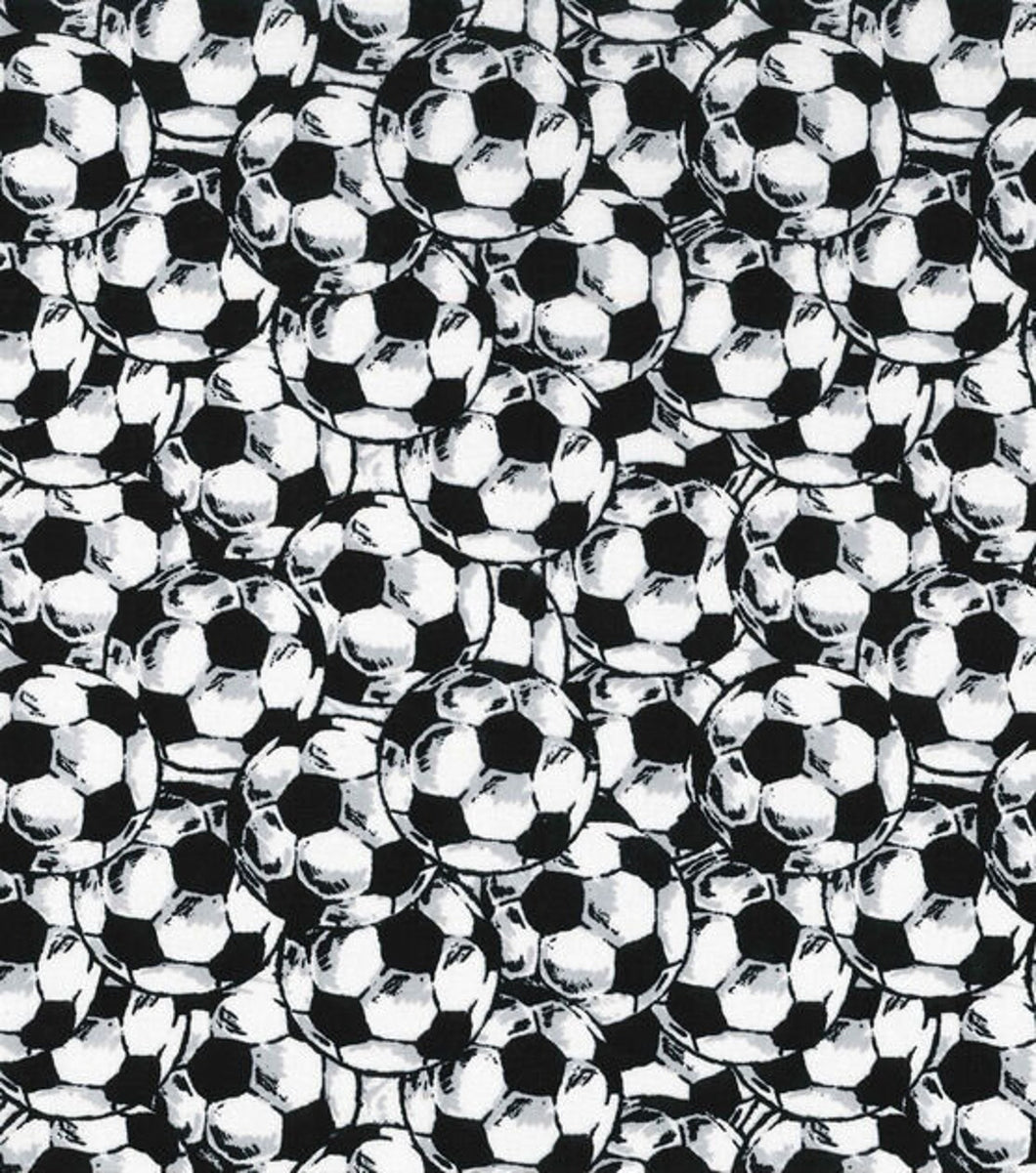 Sports Soccer Balls Black & White Packed Nurse Medical Scrub Top Unisex Style for Men & Women