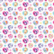 My Little Pony HEART TOSS Horse Cartoon White Fabric Stethoscope sock cover for Medical Professionals