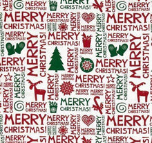 Load image into Gallery viewer, Merry Christmas Greetings Red Green White Fabric Stethoscope sock cover for Medical Professionals
