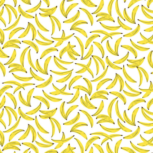 Going Bananas Fabric Unisex Medical Surgical Scrub Caps Men & Women Tie Back and Bouffant Hat Styles
