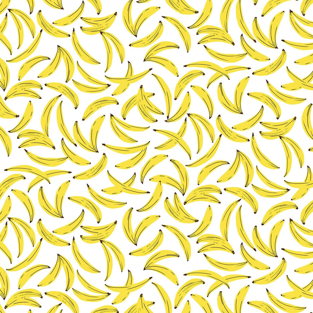 Going Bananas Fabric Unisex Medical Surgical Scrub Caps Men & Women Tie Back and Bouffant Hat Styles