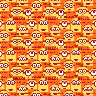 Minions Despicable Me Bello Orange Yellow Toss Nurse Medical Scrub Top Unisex Style for Men & Women