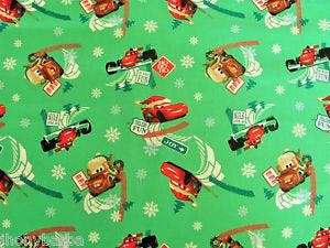 Christmas Holiday CARS Green Fabric Unisex Medical Surgical Scrub Caps Men & Women Tie Back and Bouffant Hat Styles