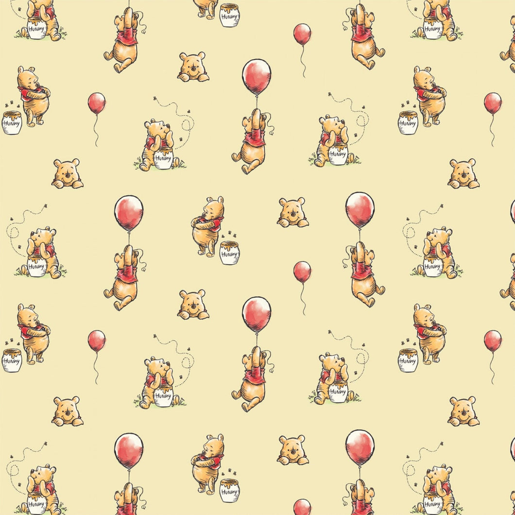 Winnie The Pooh -2 fabrics available