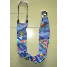 Load image into Gallery viewer, Alice in Wonderland Purple Fabric Stethoscope cover for Medical Professionals
