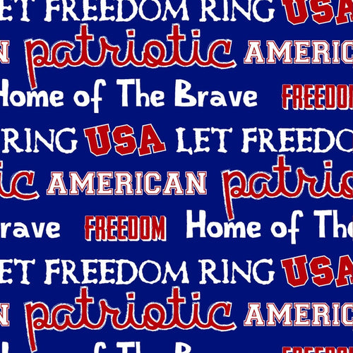 Patriotic American USA Home of the Brave Let Freedom Ring Fabric Nurse Medical Scrub Top Unisex Style for Men & Women