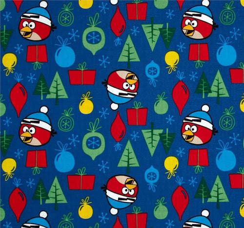 Merry Christmas Angry Birds Ornaments Medical Scrub Top Unisex Style for Men & Women