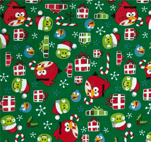 Merry Christmas Holly Jolly Angry Birds Presents Medical Scrub Top Unisex Style for Men & Women