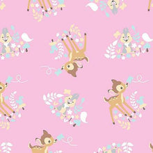 Load image into Gallery viewer, Bambi &amp; Thumper Pink Fabric Stethoscope cover for Medical Professionals
