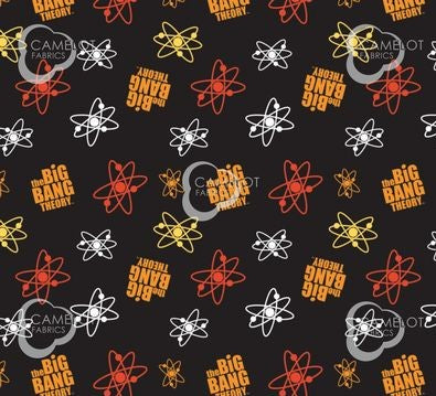 BIG BANG THEORY Black Fabric Nurse Medical Scrub Top Unisex Style for Men & Women