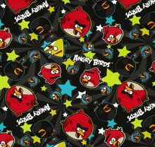 Load image into Gallery viewer, Video Game Angry Birds for Gamers Black Nurse Medical Scrub Top Unisex Style for Men &amp; Women
