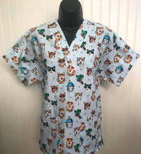 Load image into Gallery viewer, Cat Medical Scrub Top Selfie Beach Vacation Unisex Style for Men &amp; Women
