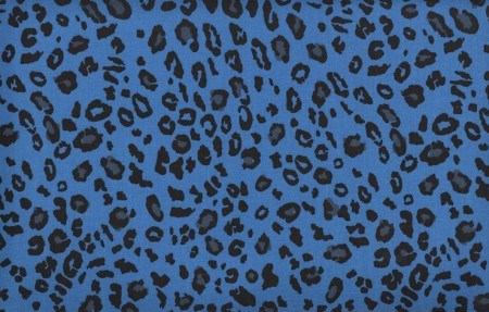 Cheetah Medical Scrub Top Animal Skin Blue Black Unisex Style for Men & Women