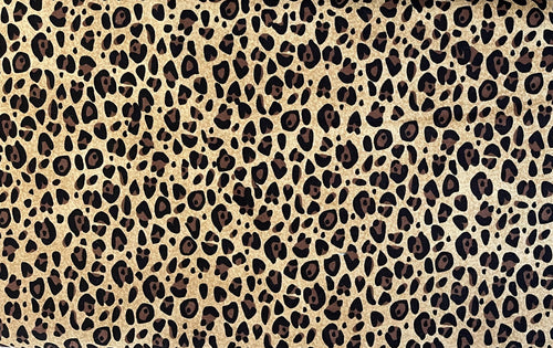 Cheetah Cat Tan & Black Animal Skin Nurse Medical Scrub Top Unisex Style for Men & Women