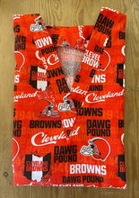 Load image into Gallery viewer, Football Cleveland Browns Dawg Pound Medical Scrub Top Unisex Relaxed Fit Men&#39;s Scrub Top Women&#39;s Scrub Top
