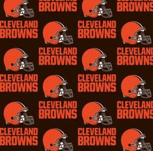 Load image into Gallery viewer, CLEVELAND BROWNS FOOTBALL Unisex Medical Surgical Scrub Caps Men &amp; Women Tie Back and Bouffant Hat Styles
