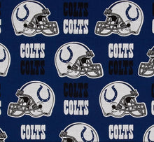 Load image into Gallery viewer, INDIANAPOLIS COLTS FOOTBALL Unisex Medical Surgical Scrub Caps Men &amp; Women Tie Back and Bouffant Hat Styles
