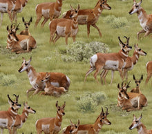 Load image into Gallery viewer, Bucks &amp; Deer Medical Scrub Top in Nature Unisex Style for Men &amp; Women
