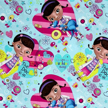 Load image into Gallery viewer, Doc McStuffins Fabric Nurse Medical Scrub Top Unisex Style for Men &amp; Women
