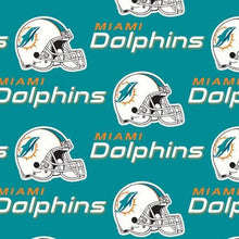 Load image into Gallery viewer, MIAMI DOLPHINS FOOTBALL Unisex Medical Surgical Scrub Caps Men &amp; Women Tie Back and Bouffant Hat Styles
