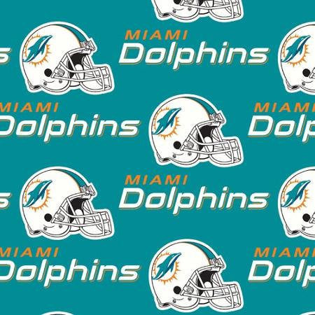 MIAMI DOLPHINS FOOTBALL Unisex Medical Surgical Scrub Caps Men & Women Tie Back and Bouffant Hat Styles