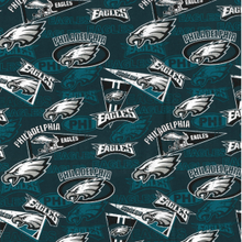 Load image into Gallery viewer, PHILADELPHIA EAGLES PENNANTS FOOTBALL Unisex Medical Surgical Scrub Caps Men &amp; Women Tie Back and Bouffant Hat Styles
