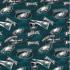 PHILADELPHIA EAGLES PENNANTS FOOTBALL Unisex Medical Surgical Scrub Caps Men & Women Tie Back and Bouffant Hat Styles