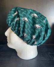 Load image into Gallery viewer, PHILADELPHIA EAGLES RETRO FOOTBALL Unisex Medical Surgical Scrub Caps Men &amp; Women Tie Back and Bouffant Hat Styles
