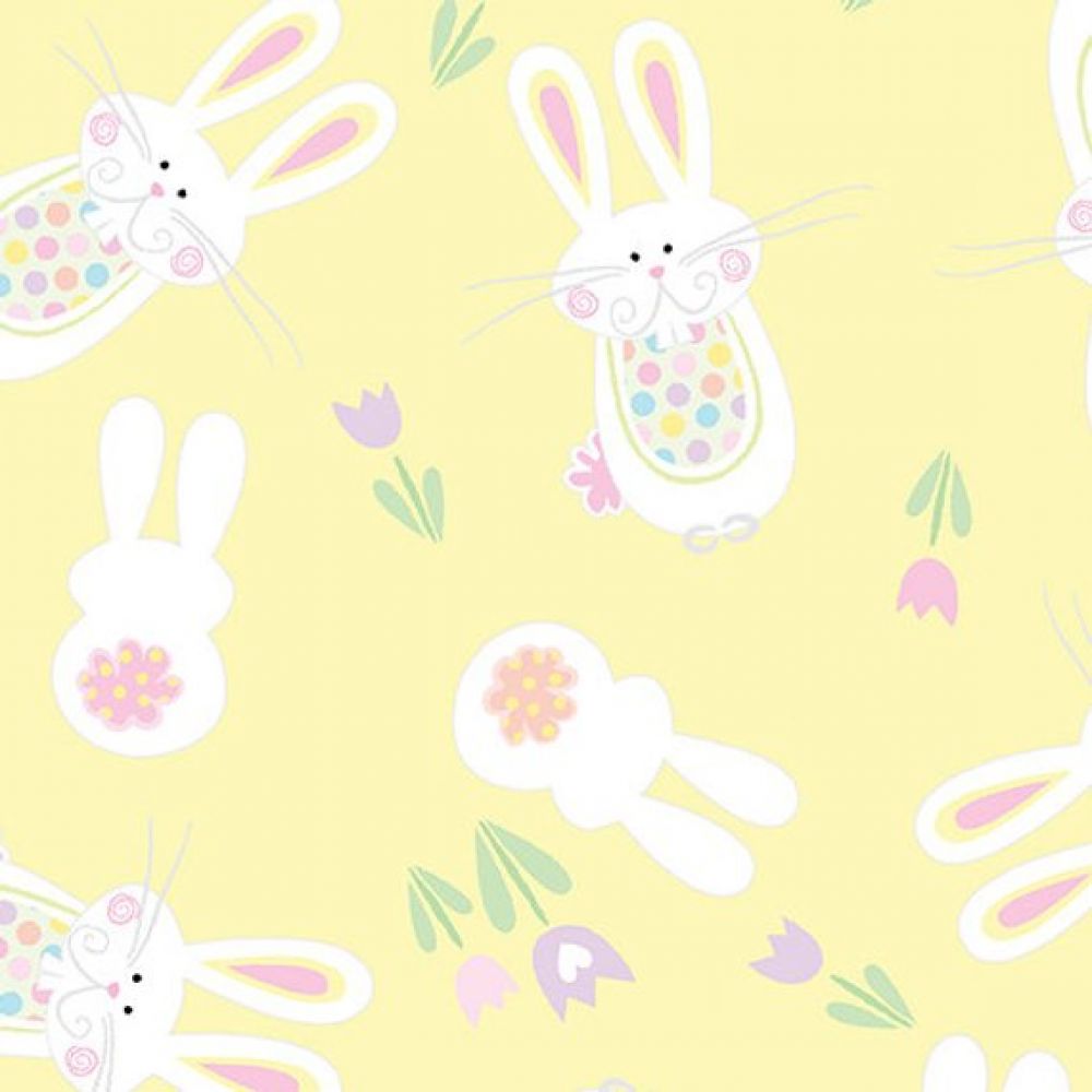 Happy Easter Bunny Tulips Yellow Medical Scrub Top Unisex Style for Men & Women