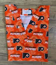 Load image into Gallery viewer, Hockey Philadelphia Flyers Medical Scrub Top Unisex Relaxed Style Men&#39;s Scrub Top &amp; Women&#39;s Scrub Top
