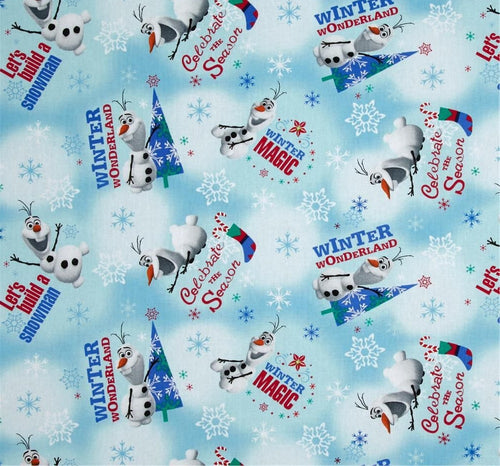 Christmas Holiday Frozen OLAF Winter Magic Fabric Stethoscope cover for Medical Professionals